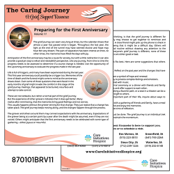Bereavement Mailer: Preparing for the First Anniversary (pkg of 25)