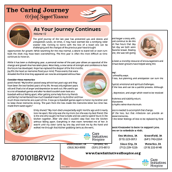 Bereavement Mailer: Your Journey Continues (pkg of 25)