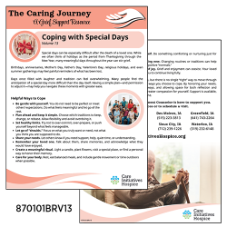 Bereavement Mailer: Special Days (pkg of 25)