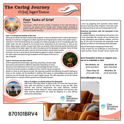 Bereavement Mailer: Four Tasks of Grieving (pkg of 25)