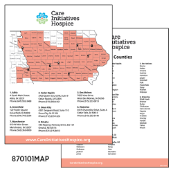 Hospice Map Flyer (pkg of 25)