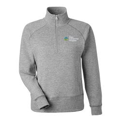 J. America Women's Electric Fleece Quarter-Zip (Hospice Logo)
