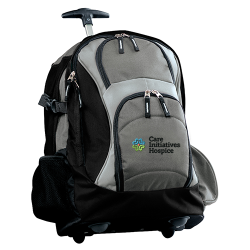 Port Authority Wheeled Backpack (Hospice Logo)