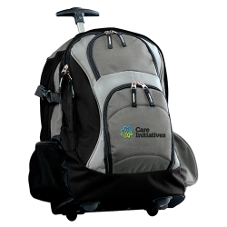 Port Authority Wheeled Backpack (Care Initiatives Logo)